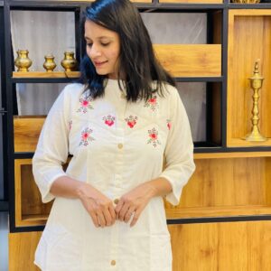 MehakAura Elegant Designer Shirt With Fancy Collar Shirt